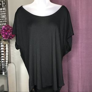 Banana Republic: Black Scoop Neck Shirt